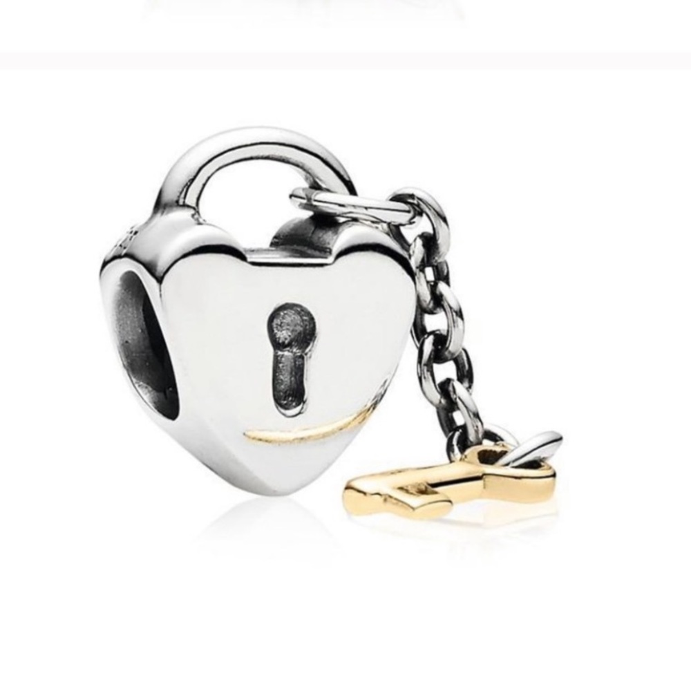 Pandora Key To My Heart 14k Gold Charm